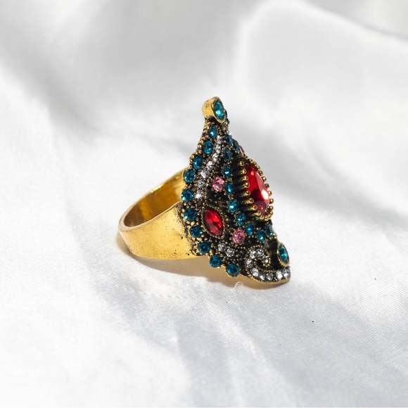 ✨Anthropologie Malha Ruby Royal Ring - Picture 3 of 6